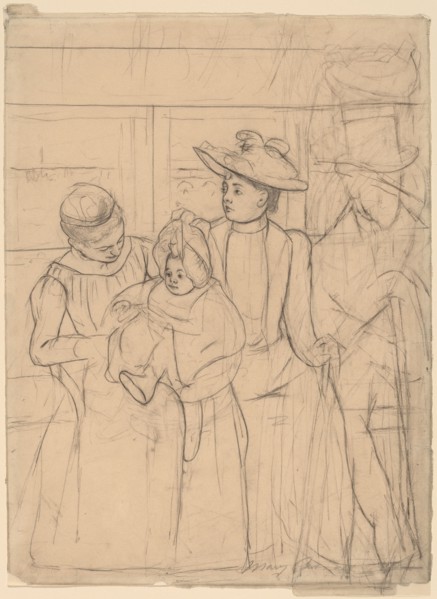 In the Omnibus [recto]