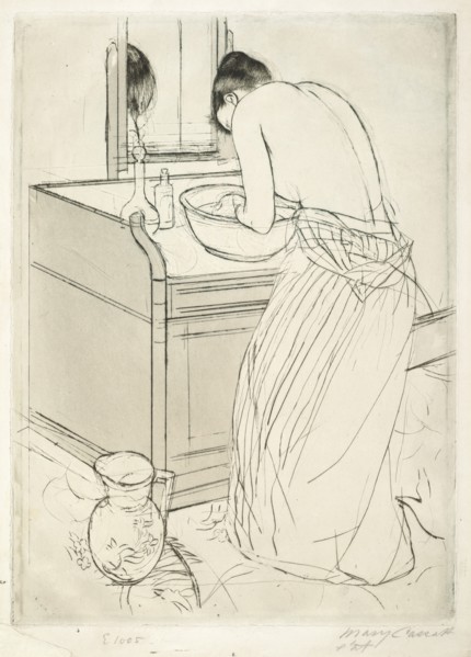 Woman Bathing
