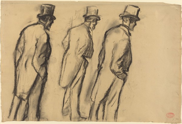 Three Studies of Ludovic Halévy Standing