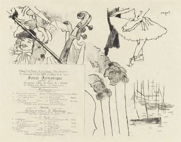 Program for the Soiree Artistique