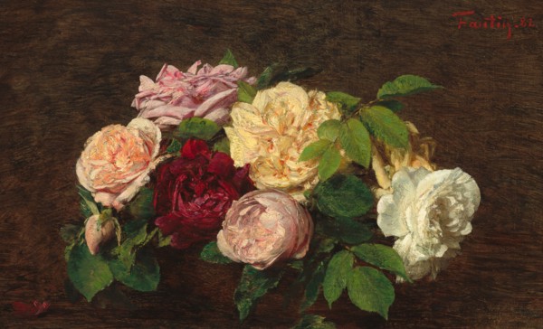 Roses de Nice on a Table