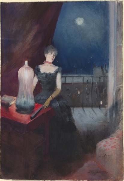 Standing Woman with a Fan