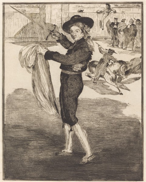 Mlle. Victorine in the Costume of an "Espada"