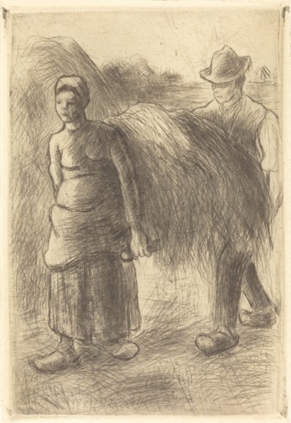 Peasants Carrying Hay