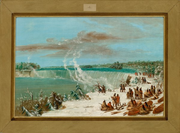 Portage Around the Falls of Niagara at Table Rock