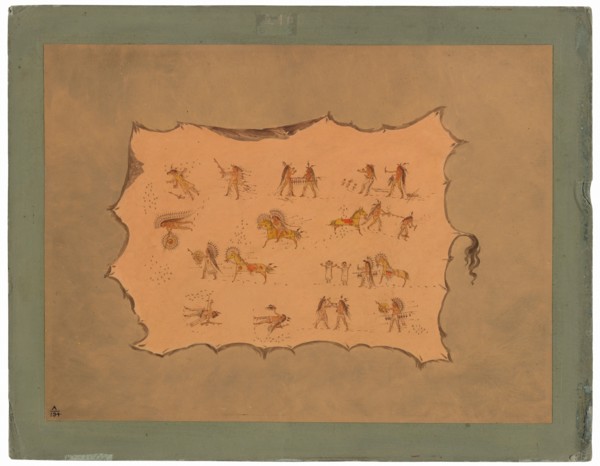 Facsimile of the Robe of Mah-to-toh-pa - Mandan
