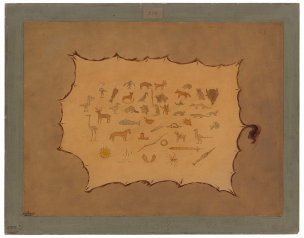 Facsimile of an Ojibbeway Robe