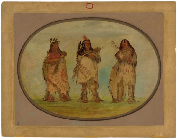Three Distinguished Warriors of the Sioux Tribe