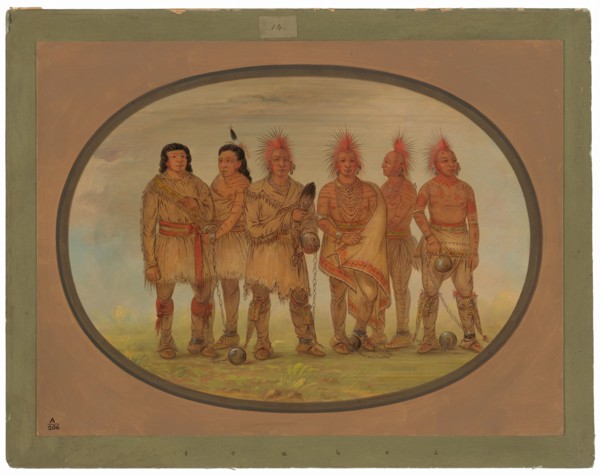 Black Hawk and Five Other Saukie Prisoners
