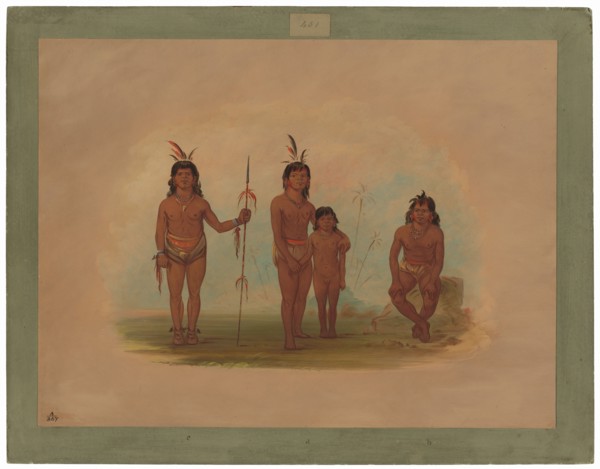 Four Goo-a-give Indians