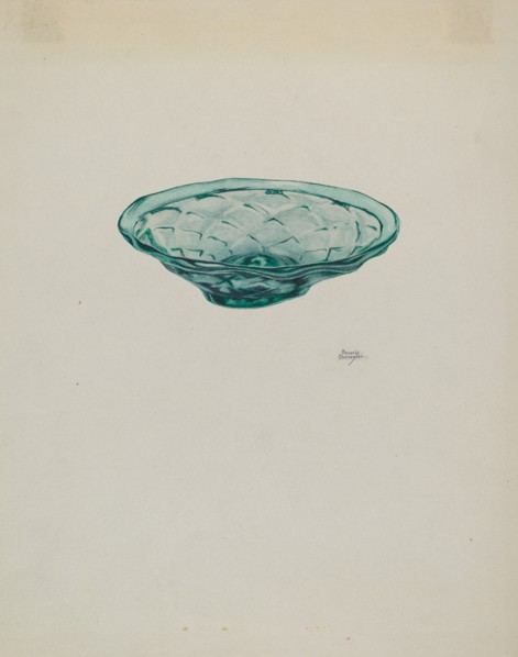 Low Glass Dish