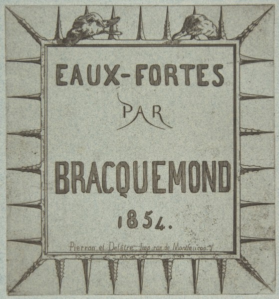 Eaux-fortes par Bracquemond