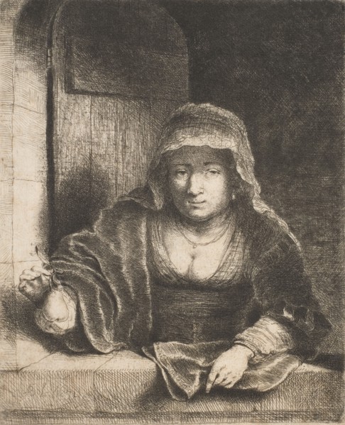 Woman with a Pear