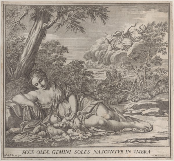 Latona and her sleeping twins
