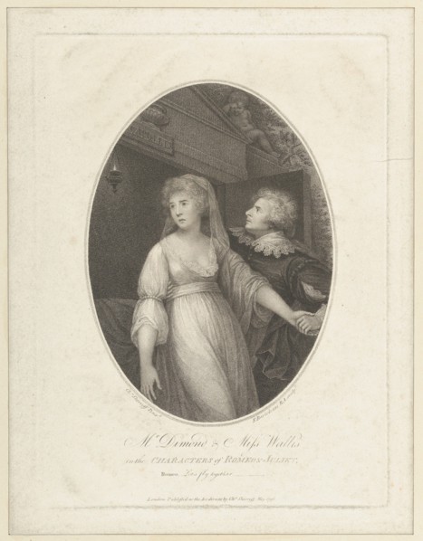 Mr. Dimond and Miss Wallis in the Characters of Romeo and Juliet
