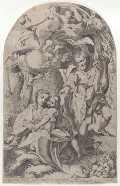 The rest on the flight into Egypt