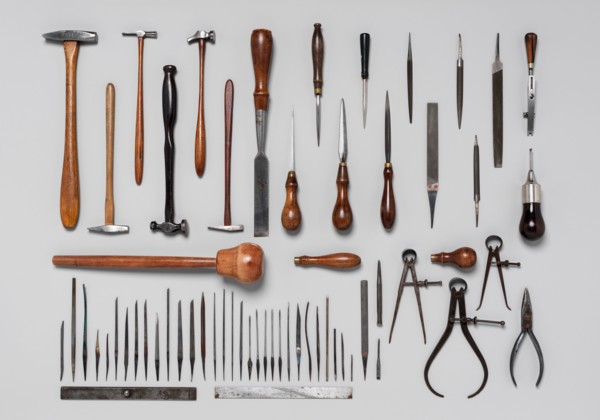 Set of Sixty-Two Engraving Tools of Louis D. Nimschke