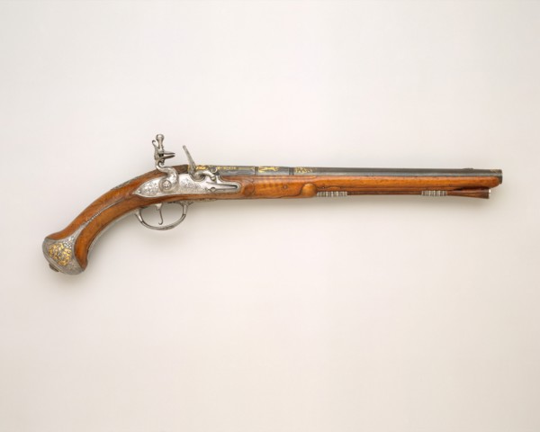 Flintlock Pistol Made for Charles XI of Sweden