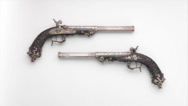 Pair of Percussion Target Pistols for Crystal Palace Exhibition in London