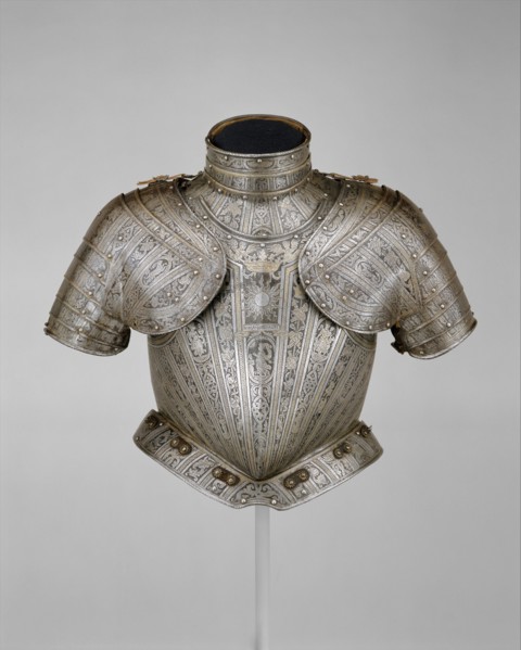 Portions of an armour for  Vincenzo Luigi di Capua