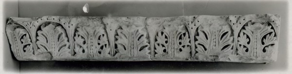 Fragment from a Molding with Acanthus Clusters under Arcades
