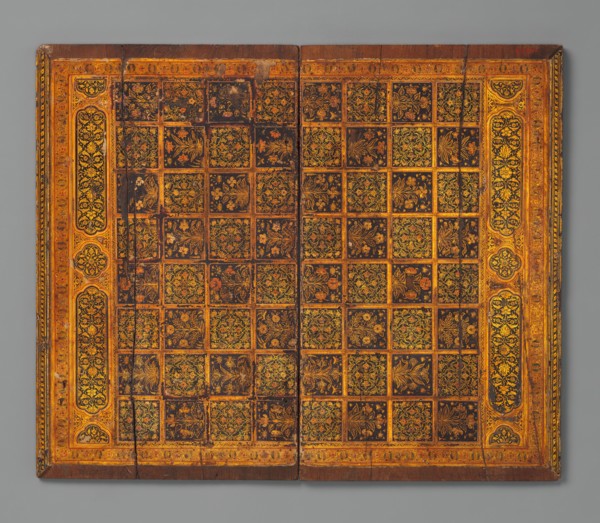 Painted and Inlaid Game Board