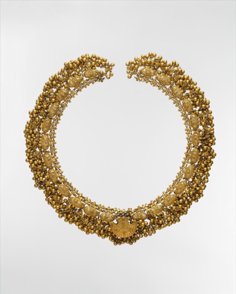 Necklace with Filigree and Beads