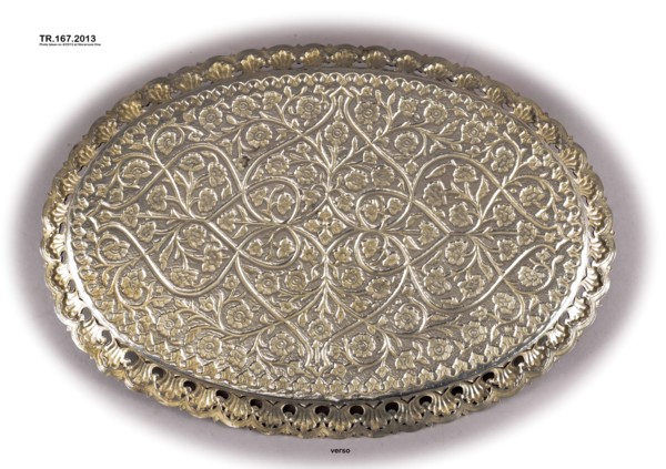 Silver Gilt Tray