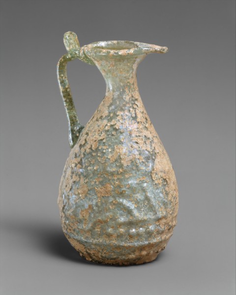 Ewer with Molded Inscription