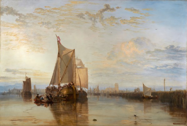Dort or Dordrecht: The Dort Packet-Boat from Rotterdam Becalmed, 1818.