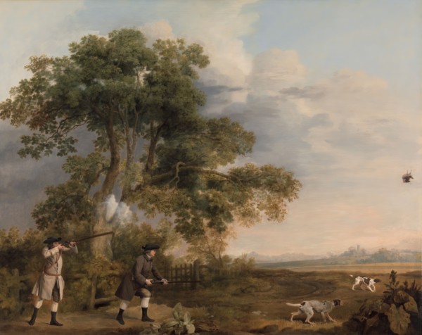 Two Gentlemen Shooting, ca. 1769.