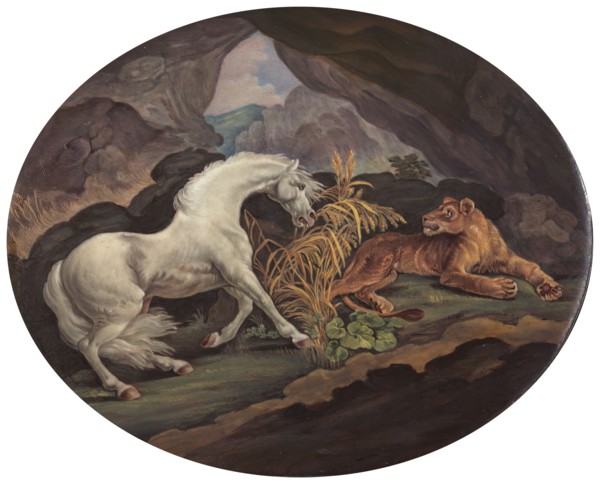 A Horse Frightened by a Lioness, ca. 1800. after George Stubbs
