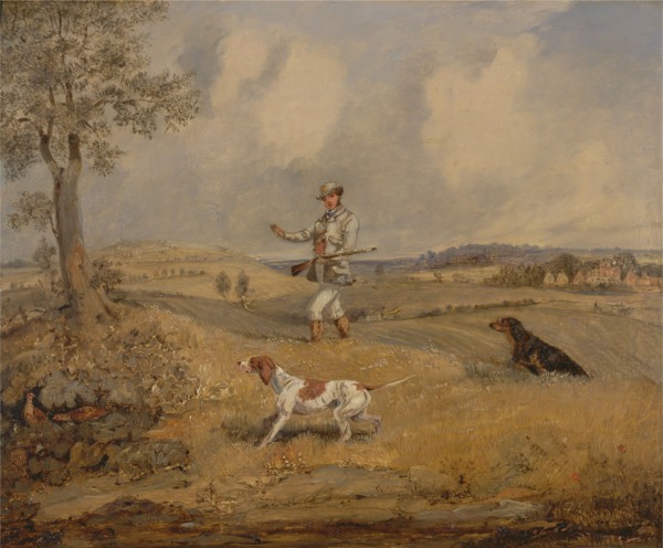 Partridge Shooting, ca. 1825.