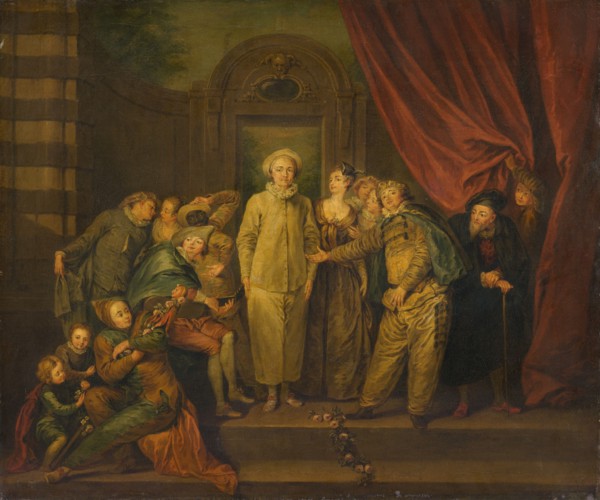The Italian Comedians (copy), 19th century.