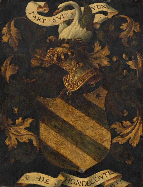Crested Coat of Arms [reverse], 1543.