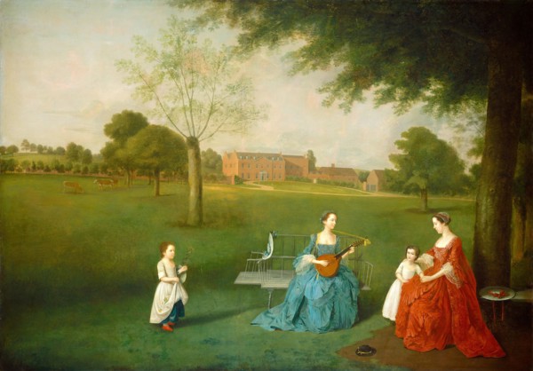 Members of the Maynard Family in the Park at Waltons, c. 1755/1762.