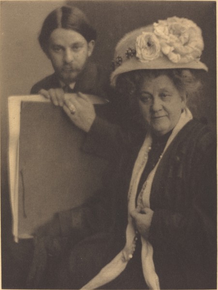 Alvin Langdon Coburn and His Mother, c.1909.