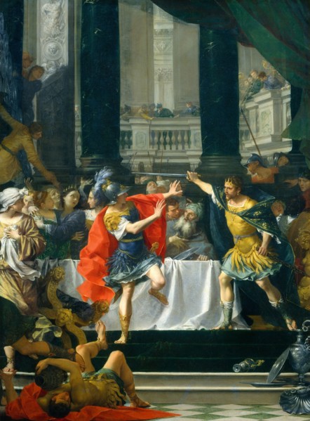 Alexander the Great Threatened by His Father, probably 1700/1705.