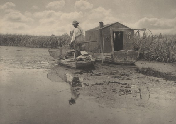 An Eel-Catcher's Home, 1886.