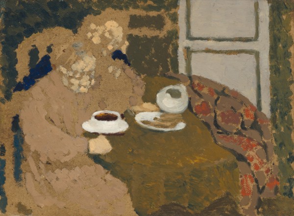 Two Women Drinking Coffee, c. 1893.