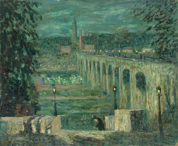 High Bridge at Night, New York City, c. 1910/1920.