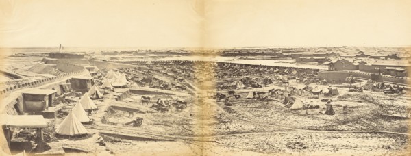 Interior of Pehtang Fort Showing Probyn's Horse, August 1, 1860, 1860.