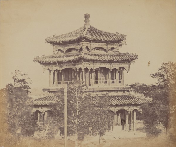 The Great Imperial Palace Yuen Min Yuen, Pekin, Before the Burning, October 18, 1860, 1860.