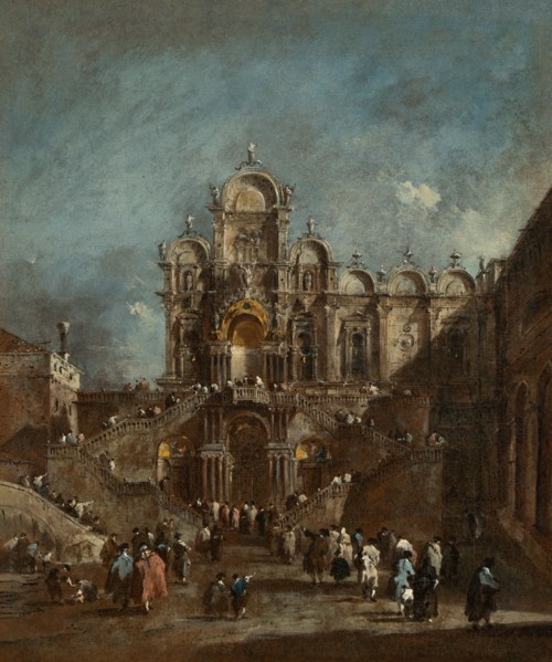 Temporary Tribune in the Campo San Zanipolo, Venice, 1782 or after.