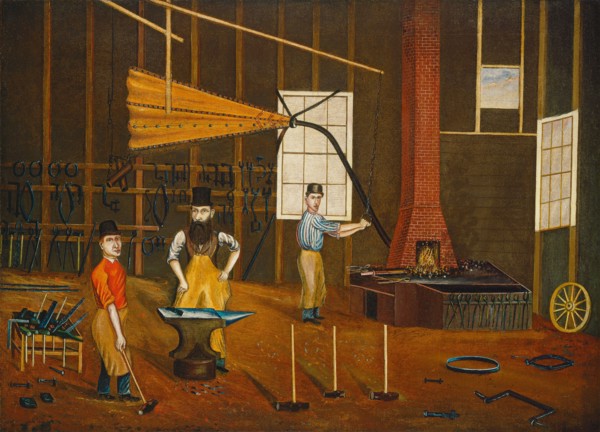 Blacksmith Shop, c. 1880.