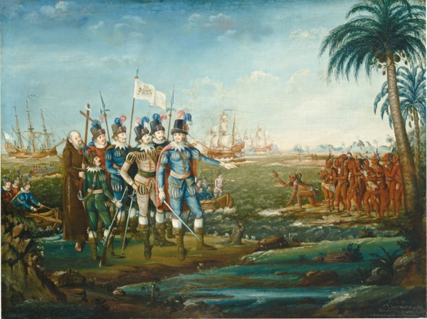 First Landing of Christopher Columbus, 1800/1805.