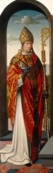 The Saint Anne Altarpiece: Saint Nicholas [left panel], c. 1500/1520.