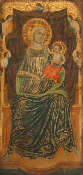 Madonna and Child with Five Angels, c. 1335.