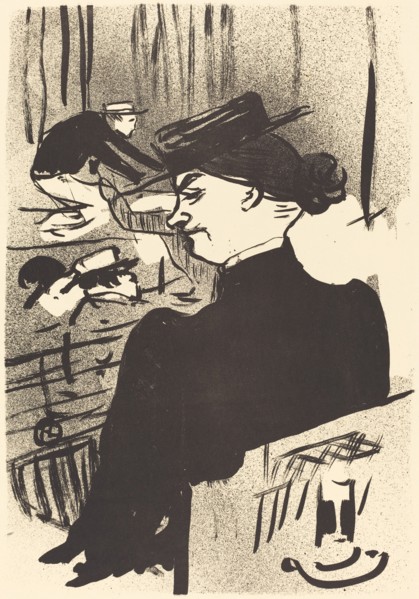 A Spectator (Une spectatrice), 1893.