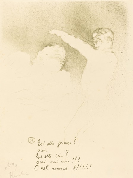 At the Varieties: Mlle. Lender et Brasseur (Aux variétiés: Mlle. Lender et Brasseur), 1893.